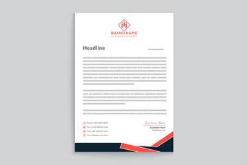 Creative and professional letterhead template