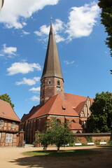 Fototapeta na wymiar Die Marienkirche in Salzwedel
