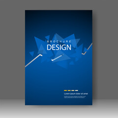 Book cover design modern technology style. Annual report. Brochure template, catalog. Simple Flyer promotion. magazine. Vector illustration	