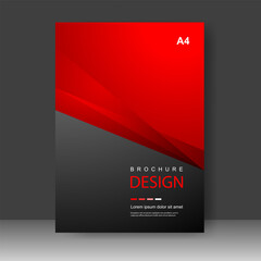 Book cover design modern technology style. Annual report. Brochure template, catalog. Simple Flyer promotion. magazine. Vector illustration	