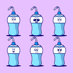 funny vector cartoon emojis