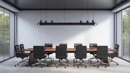 Luxury meeting room, Presentation and corporate concept.