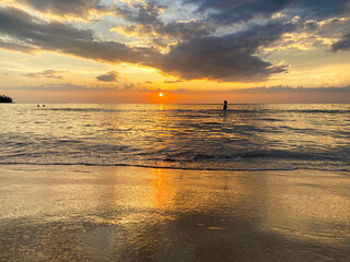 Sunset, Kamala Beach, Phuket, Thailand,