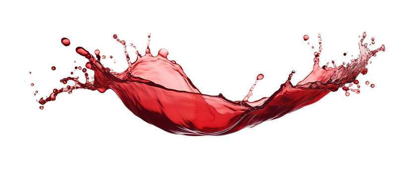 red wine splash