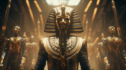 Osiris - The egyptian god of the afterlife.generative ai
