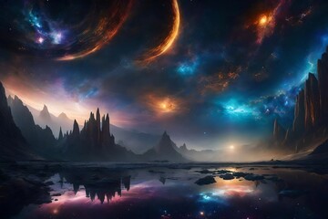 sunrise over the mountains