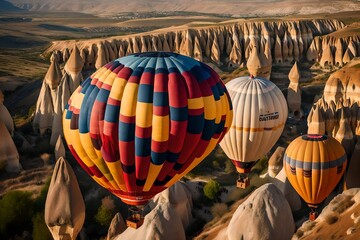 Obraz premium hot air balloons