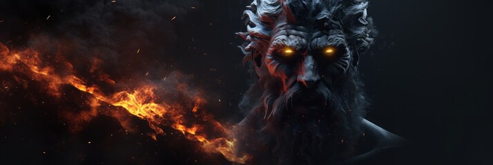 Hades - The greek god of the underworld.generative ai
