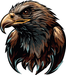 Colorful Eagle Design vector Illustration