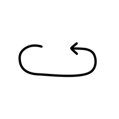 hand drawn arrow sign