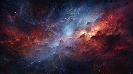 Fototapeta na wymiar space galaxy background. Generative AI