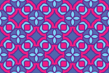 Seamless abstract geometric shape pattern