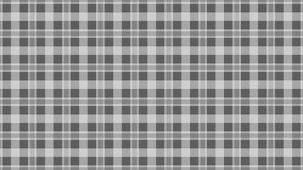 White and grey plaid fabric texture as a background