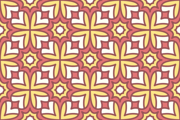 Seamless abstract geometric shape pattern