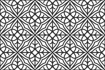 Seamless abstract geometric shape pattern
