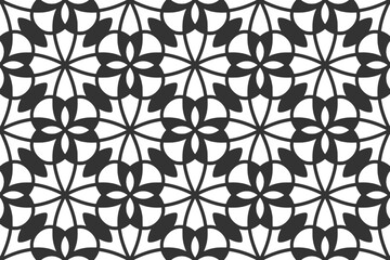 Fototapeta premium Seamless abstract geometric shape pattern