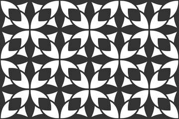 Fototapeta premium Seamless abstract geometric shape pattern