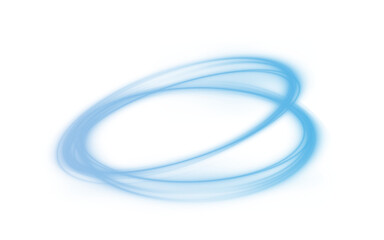 Luminous blue lines png of speed. Format PNG. Light glowing effect png. Abstract motion lines. Light trail wave, fire path trace line, car lights, optic fiber and incandescence curve twirl