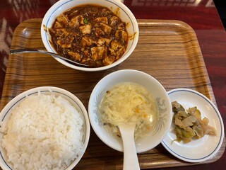 麻婆豆腐定食