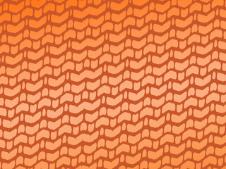 Orange vector background with luxury ornament. Shiny abstract illustration. Smart design for business advertisement, business card, flyer, banner, web, etc.