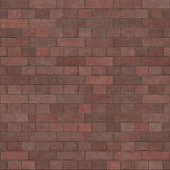 Dark red brick wall texture. Grunge seamless slanted texture. Neat dark red ceramic brick wall.