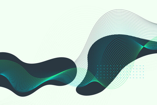 Flat splash and grid wavy lines decorative background for landig page, app, and presentation