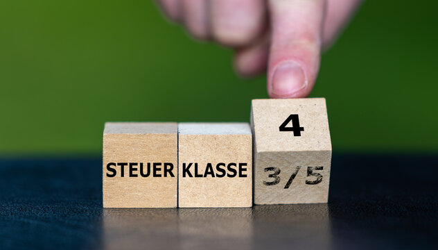 Symbol f&uuml;r die Abschaffung der Steuerklassen 3 und 5.