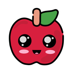 pictures of fruit with happy emotions that are suitable for inviting children to like eating fruit