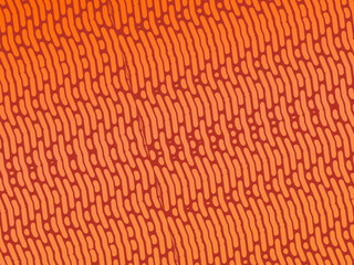 Orange vector background with luxury ornament. Shiny abstract illustration. Smart design for business advertisement, business card, flyer, banner, web, etc.