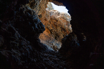 light in the cave