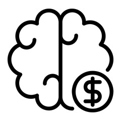 brain line icon