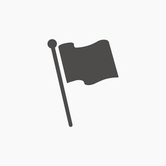 flag icon vector. navigation symbol