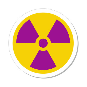 Circular Information Sign: ISO Radiation Symbol
