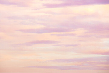 穏やかな夕空