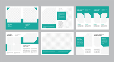 12 Page Interior Brochure Template 