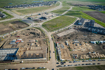 Sweeping Aerial View of Evergreen, Saskatoon, Saskatchewan