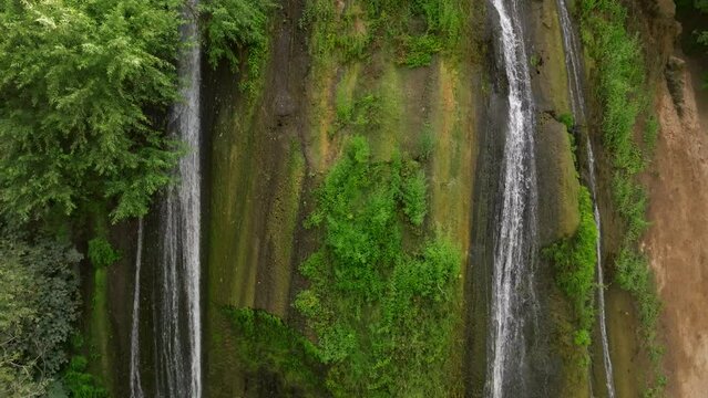 Ha Tahana waterfall on Ayun stream in the Galilee Panhandle, Metula, Israel