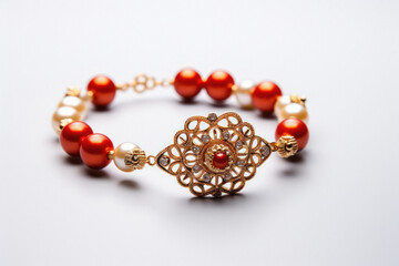 Traditional wrist band or rakhi. indian festival raksha bandhan concept.