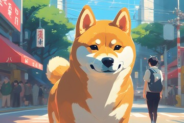Japanese Shiba Inu that both cute and dignified
