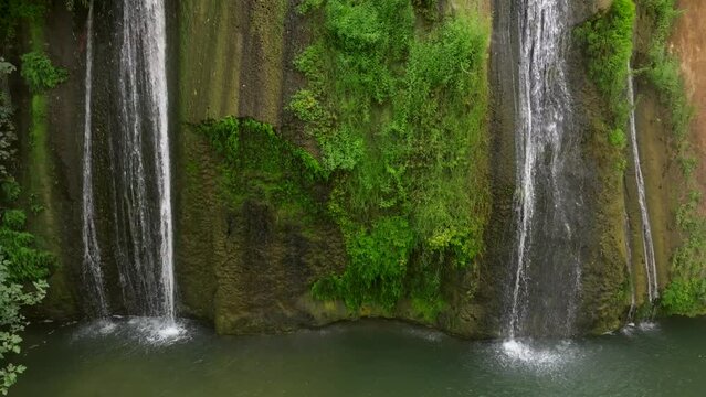 Ha Tahana waterfall on Ayun stream in the Galilee Panhandle, Metula, Israel