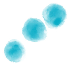 Watercolor wet painting colour blending elements dots  stroke circle sphere background illustration - 636322116