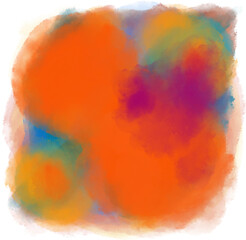 Watercolor wet painting colour blending elements dots  stroke circle sphere background illustration - 636322166