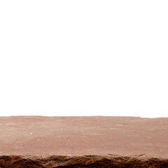 Marble table top for  product display with white background 
