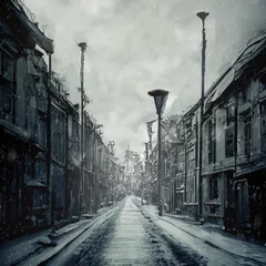  Gothic city and its street © Darkcatf