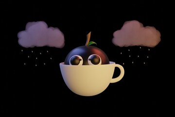 cup of coffee, cute, cafe, espresso