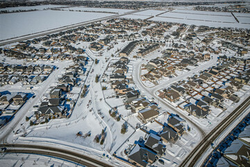 Whispers of Willowgrove: Aerial Splendor, Saskatoon, Saskatchewan