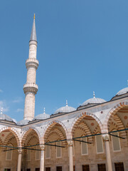 Sultan Ahmed Mosque aka the Blue Mosque, Istanbul, Turkey - Views from the inner courtyard