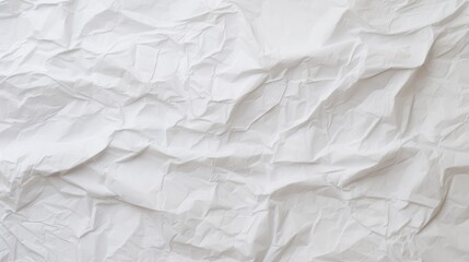 Obraz premium The texture of the white crumpled paper
