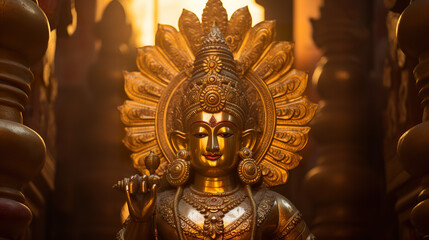 Obraz premium Ancient Hindu God Brahma