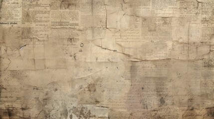 Old newspaper vintage texture